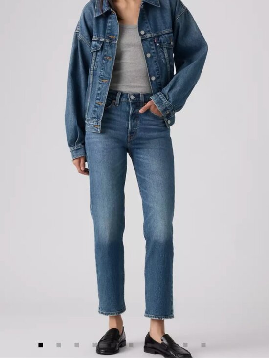 Levi's Denim - Levi’s Premium Wedgie Straight Button Fly High Rise Jeans